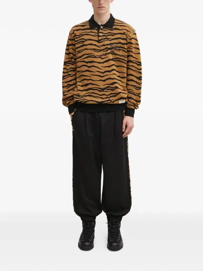 Wacko Maria Drawstring Track Pants In Black