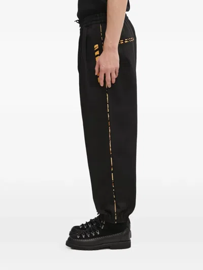 Wacko Maria Drawstring Track Pants In Black