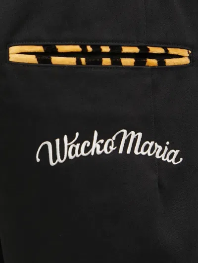 Wacko Maria Drawstring Track Pants In Black