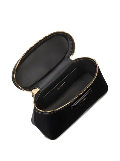 Givenchy Vanity Antigona Leather Handbag With Lettering Logo On The Front In Black