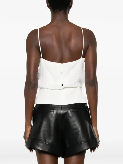 Iro Olympe Embellished Top In White