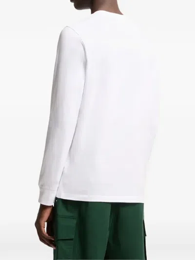 Moncler Logo-print Sweatshirt In White