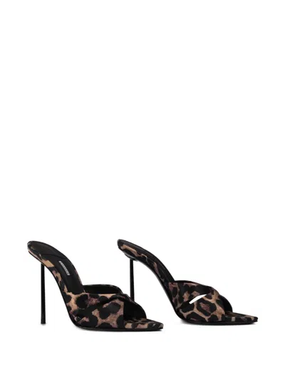Le Silla Shirley Leopard-print Mules In Multi