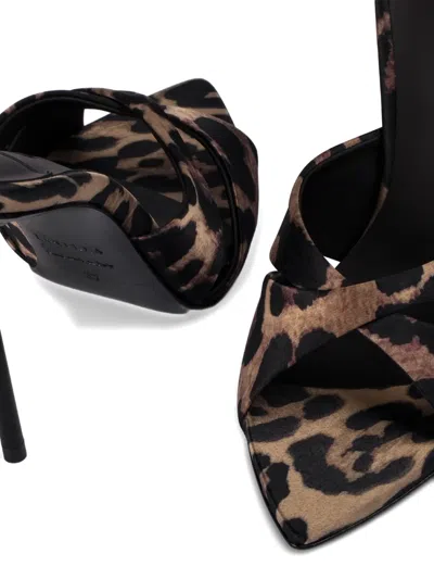 Le Silla Shirley Leopard-print Mules In Multi