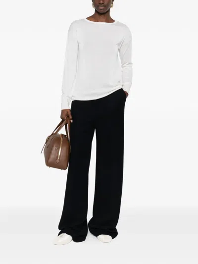 Max Mara Button-detail Sweater In Black