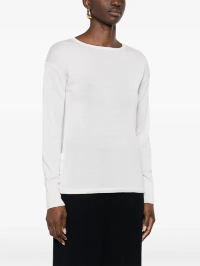 Max Mara Button-detail Sweater In Black