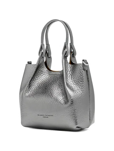 Gianni Chiarini Dua Top-handle Mini Bag In Gray