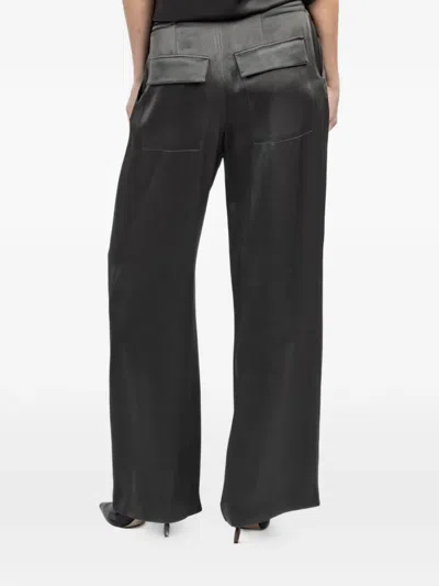 Lapointe Pleated Relaxed Trousers In Black