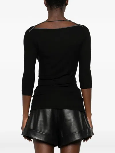 Iro Thanya Ribbed Sweater In Black