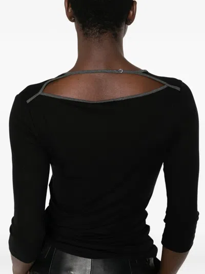 Iro Thanya Ribbed Sweater In Black