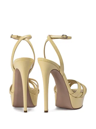 Le Silla Lola Platform Sandals In Yellow
