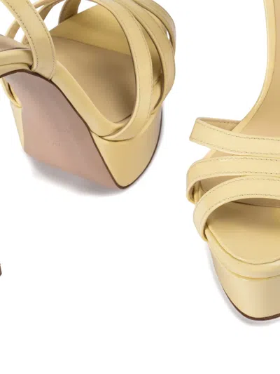 Le Silla Lola Platform Sandals In Yellow