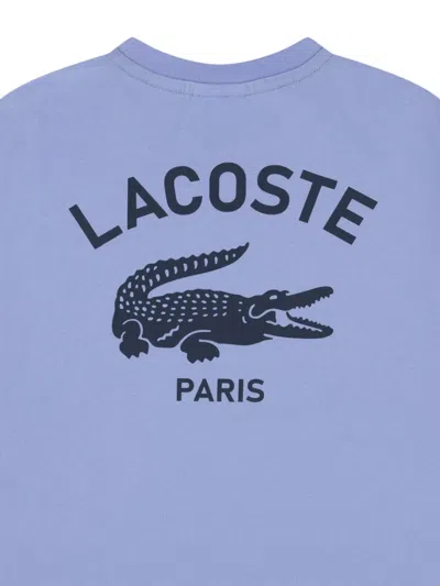 Lacoste Logo-detail T-shirt In Blue