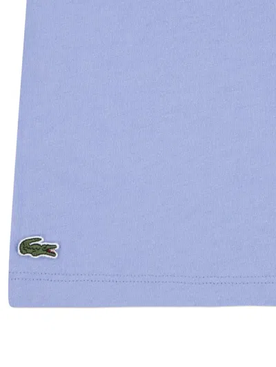 Lacoste Logo-detail T-shirt In Blue