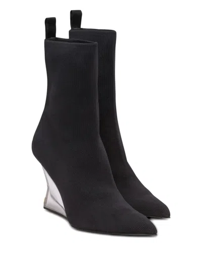 Balmain Pointed-toe Boots In Black
