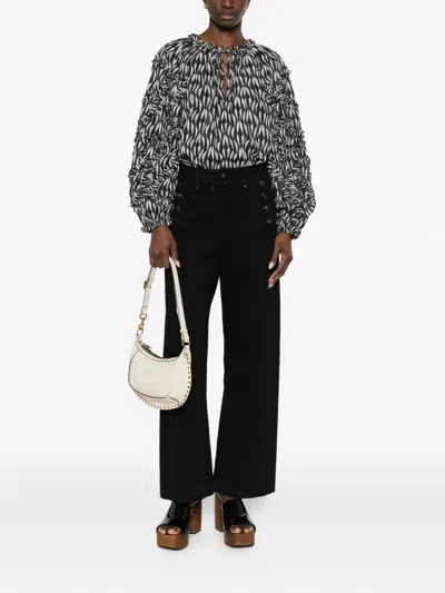 Ulla Johnson Azrou Blouse In Black