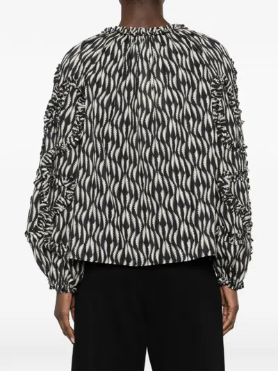 Ulla Johnson Azrou Blouse In Black