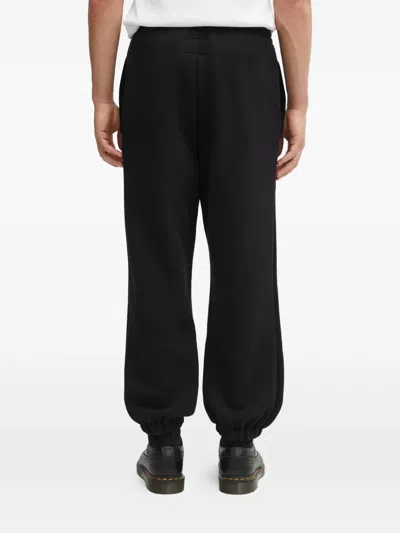 Wacko Maria Drawstring Logo-detail Track Pants In Black
