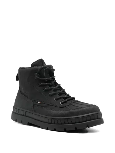 Bugatti Lace-up Boots In Black