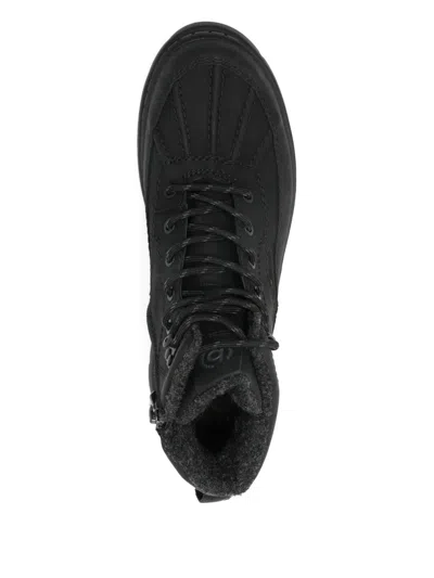 Bugatti Lace-up Boots In Black