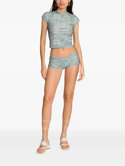 Amir Slama Printed T-shirt In Green