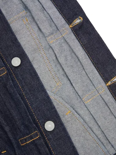 Wacko Maria Collared Flap-pocket Jacket In Blue