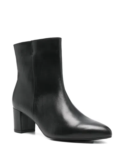 Gabor Block Heel Booties In Black
