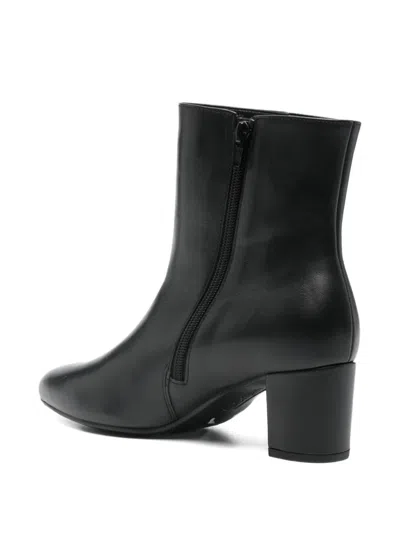 Gabor Block Heel Booties In Black