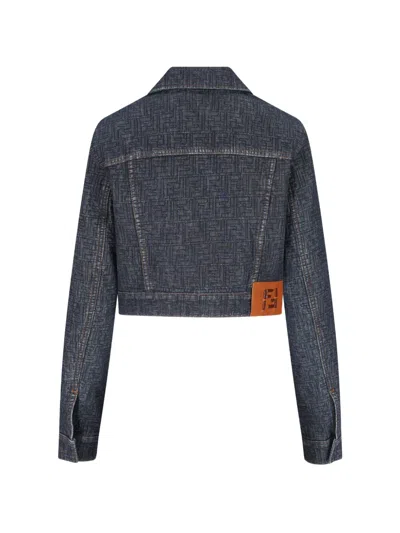 Fendi Brunello Cucinelli Striped Cotton T-shirt In Blue