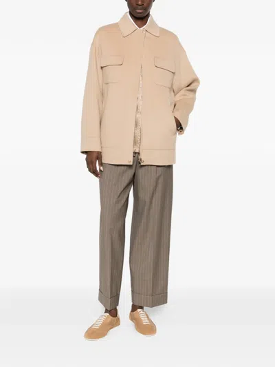Max Mara Disco Jacket In Neutral