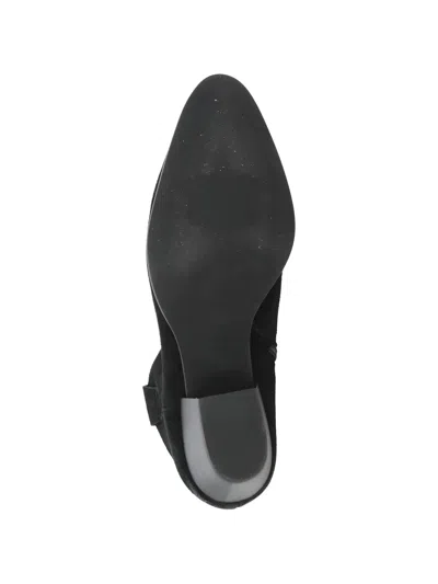 Ash Side-zip Heeled Boots In Black