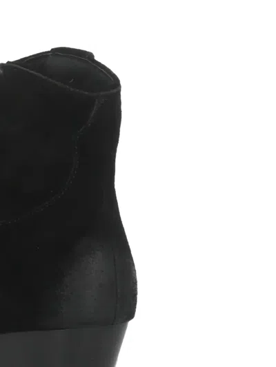 Ash Side-zip Heeled Boots In Black