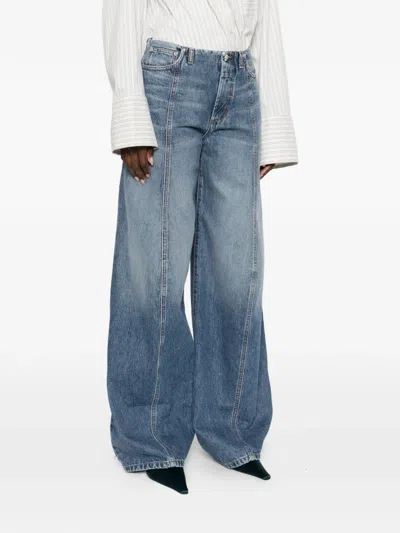 Sportmax Multi-pocket Jeans In Blue
