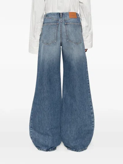 Sportmax Multi-pocket Jeans In Blue
