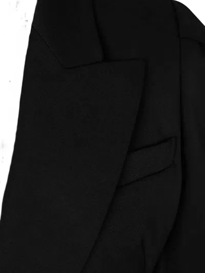 Alexander Mcqueen Tailored Jacket Single Breasted Padded Shoulders In Black
