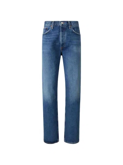 Agolde Five-pocket Jeans In Blue