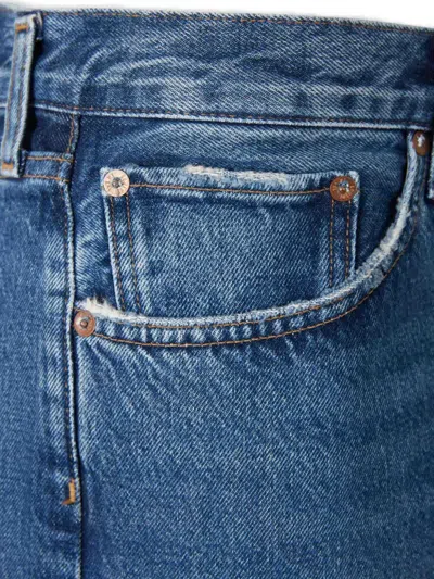 Agolde Five-pocket Jeans In Blue