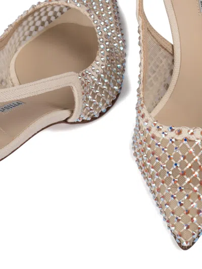 Le Silla Gilda Slingback Pumps In Metallic