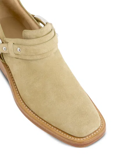 Rabanne Xl Link Biker Ankle Boots In Neutral