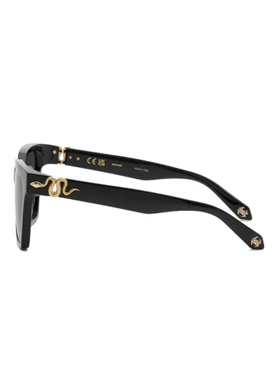 Roberto Cavalli Square-frame Sunglasses In Black