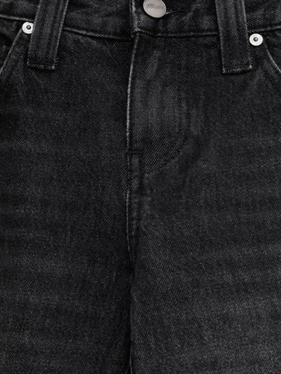 Khaite Cuffed Denim Jeans In Black