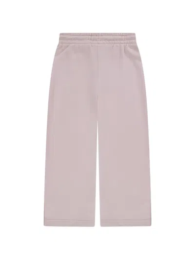 Lacoste Drawstring Split Track Pants In Pink