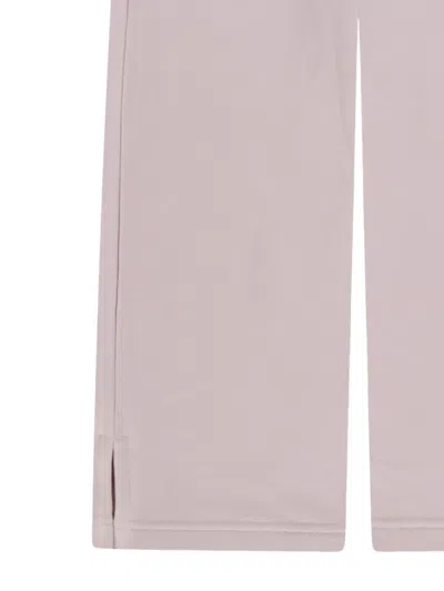 Lacoste Drawstring Split Track Pants In Pink