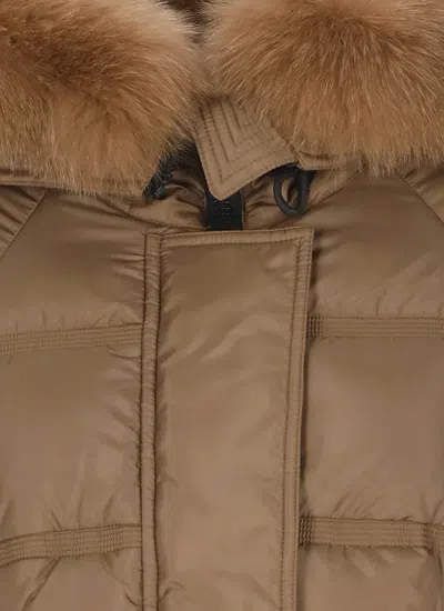 Peuterey Takan Down Jacket In Brown