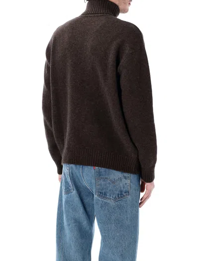 Sporty &amp; Rich Src Wool Turtleneck In Brown