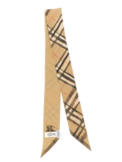 Burberry Double Face Wter Col Scarf In Neutral