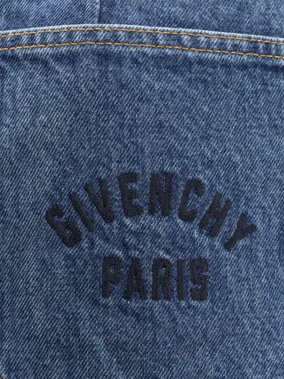 Givenchy Patch-pocket Denim Skirt In Multi