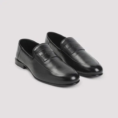 Givenchy Lamb Leather Loafers In Black