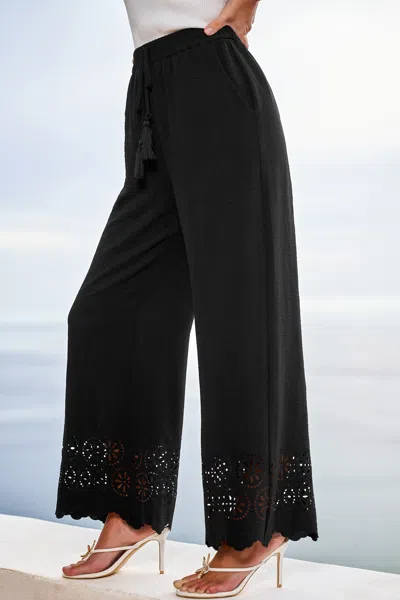 Cupshe High Regard Black Pants In Black