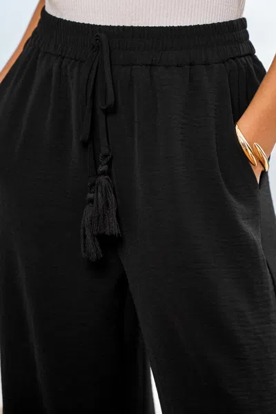 Cupshe High Regard Black Pants In Black